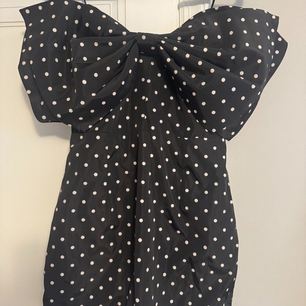 NWT Bardot Spot Bow Dress - Picture 3 of 4